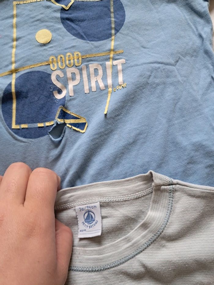 Lot tee-shirt 3ans - photo numéro 3