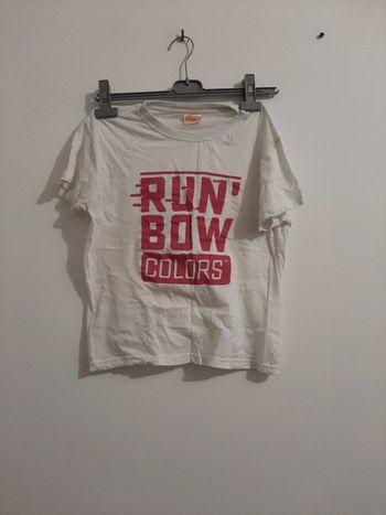 T shirt run bow colors 10/12