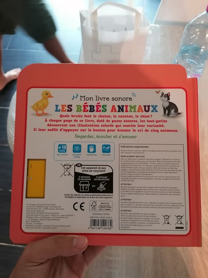 Livre sonore neuf les bébés animaux - photo numéro 2