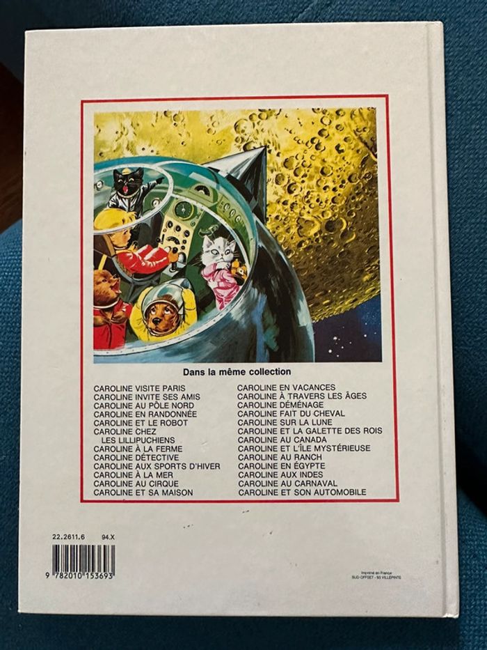 Livre album rare vintage Hachette album Pierre Probst Caroline sur la Lune espace - photo numéro 2