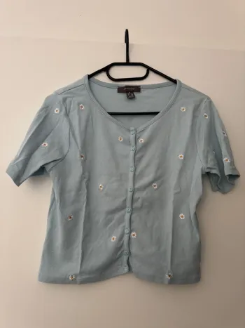 Haut à fleurs Primark bleu