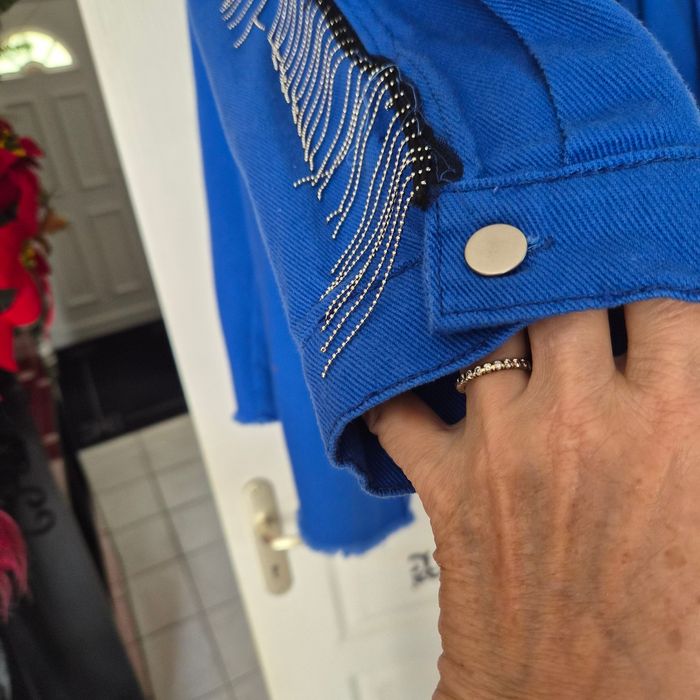 Chemise avec franges modèle unique grande taille - photo numéro 2