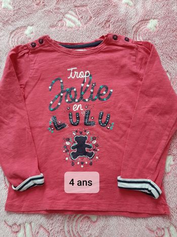 4 tee-shirt 4 ans