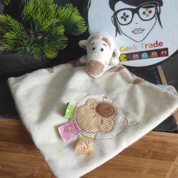 Doudou Disney Baby Tigrou Beige Marron Soleil Nuage Fleur Oiseau #geektradedoudou