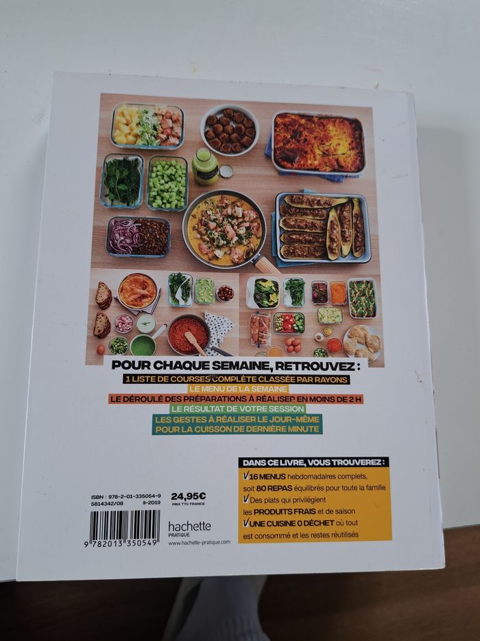 Livre je cuisine en 2h pour toute la semaine - photo numéro 2