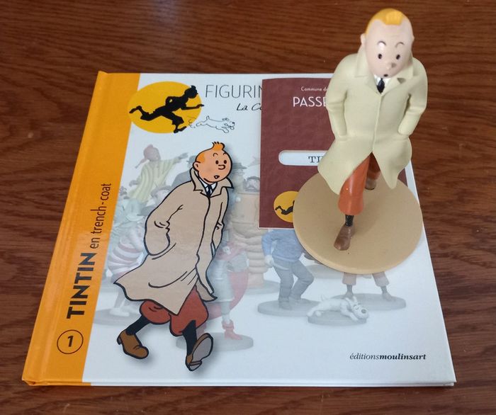 Figurine tintin en trench coat - photo numéro 8