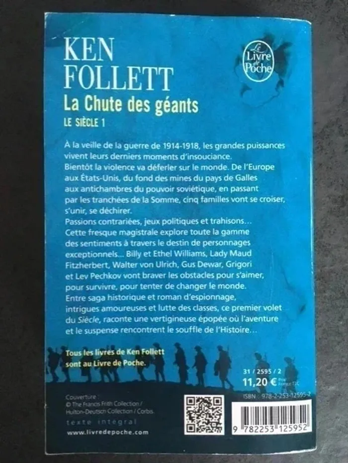 📚 Ken Follett – La Chute des géants (Tome 1) - photo numéro 2