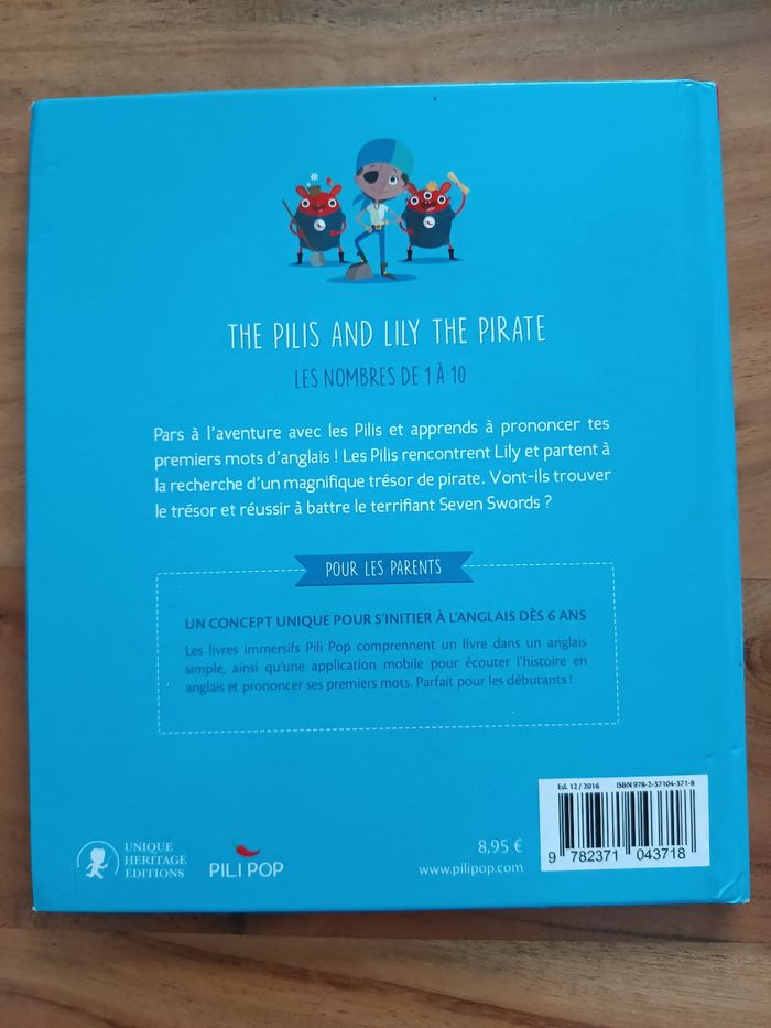 The pilis and lily the pirate livre pour apprendre anglais - photo numéro 2