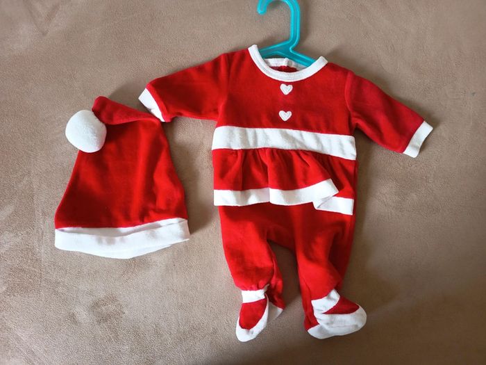 Pyjama de Noël et son bonnet - photo numéro 3