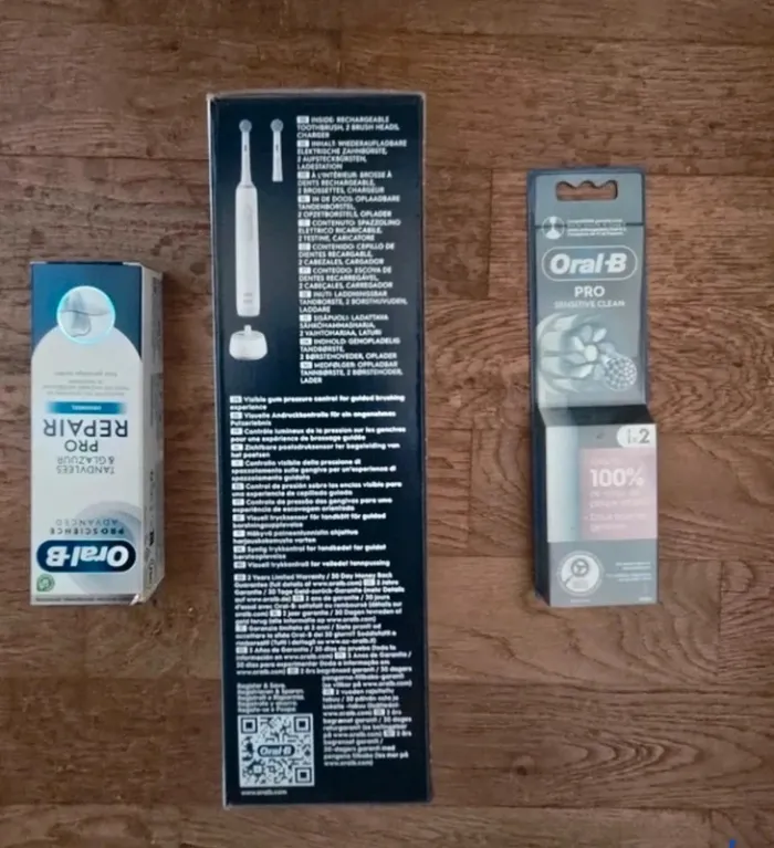 🌟 Brosse a dent electrique oral B pro 3 blanche +2 brossettes + dentifrice 🌟 - photo numéro 3