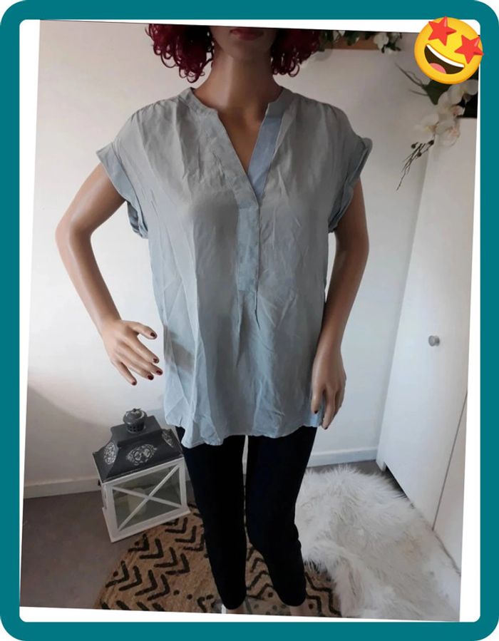 Blouse d'été Taille L🌿💝 - photo numéro 4