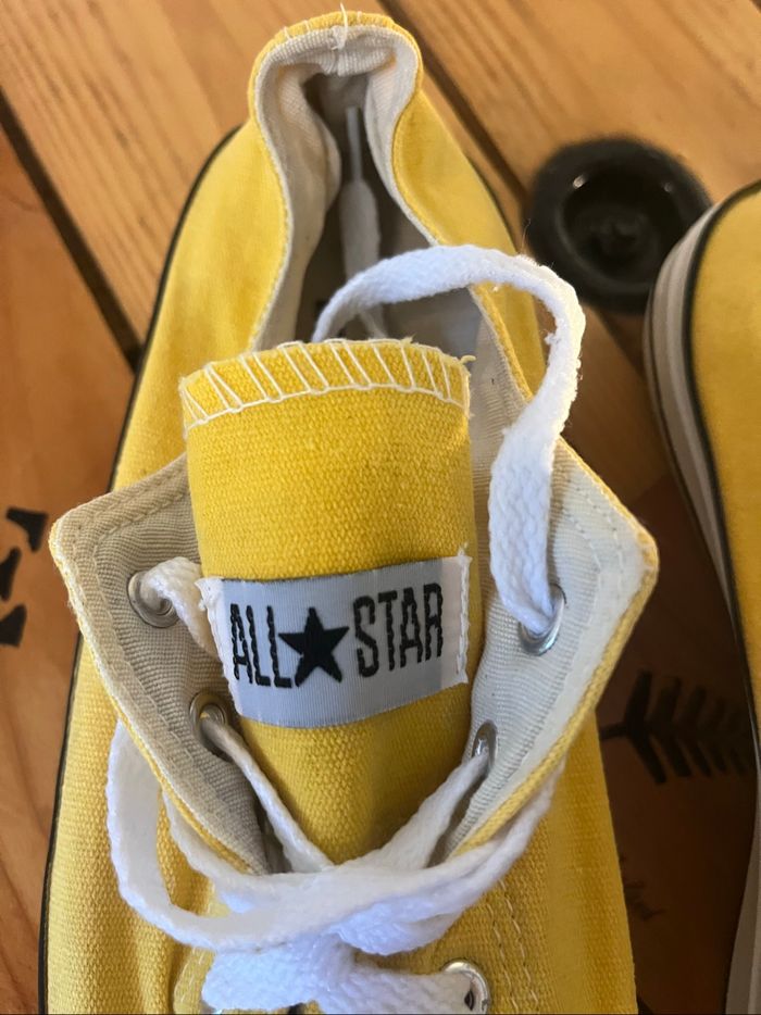 Converse jaune - photo numéro 3