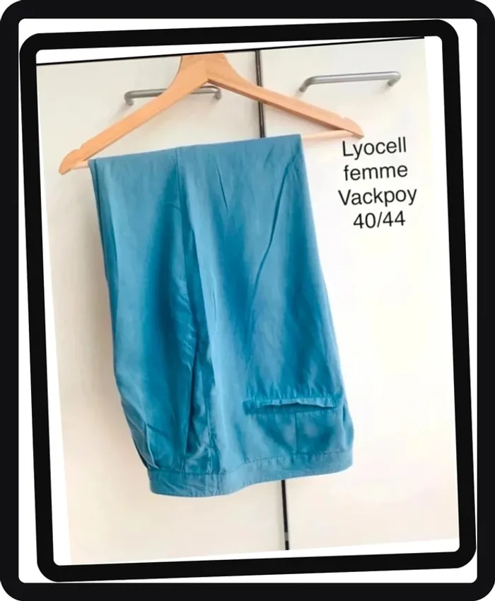 Pantalon lyocell à pinces femme Vackpoy 40 (42/44) - photo numéro 2