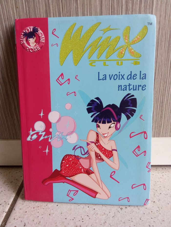 Livre roman bibliothèque rose winx club la  voix de la nature,   numéro  1534
