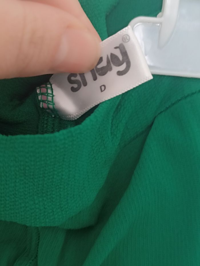 Collant rayé vert neuf - photo numéro 3