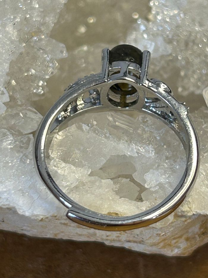 Bague réglable en Labradorite – Protection et intuition - photo numéro 6