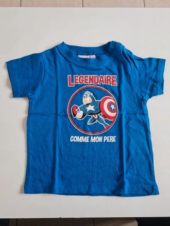 Tee shirt marvel