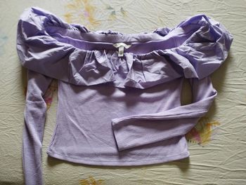 Pull froufrou lilas