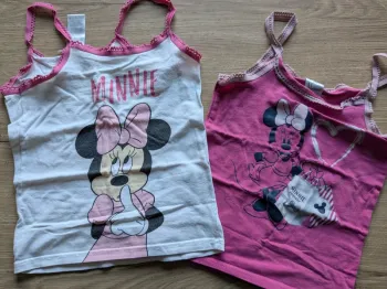 Lot de 2 maillots de corps Minnie