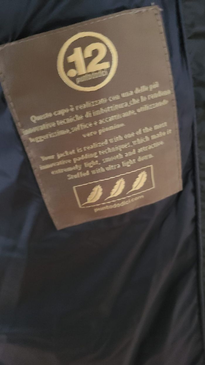 Doudoune - .12 PUNTODODICI noir taille 42,44 non mise - photo numéro 5