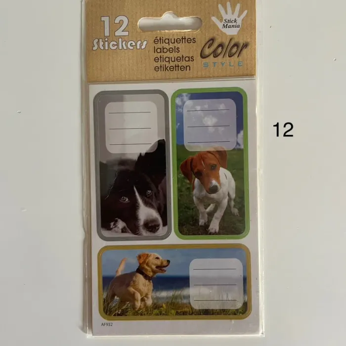 Stickers cahier fournitures - photo numéro 13
