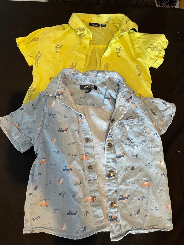Chemises taille 3 ans
