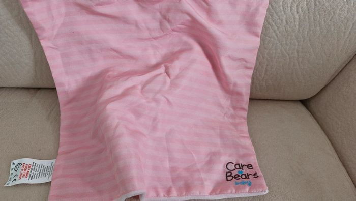 Doudou plat bisounours rose care bears baby - photo numéro 6