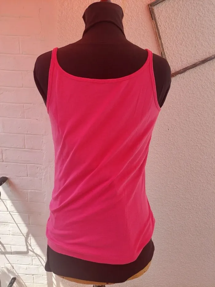 Débardeur rose Camaïeu T3 - photo numéro 3