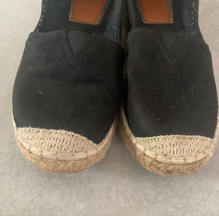 Escpadrilles noir effet daim taille 38 - photo numéro 6