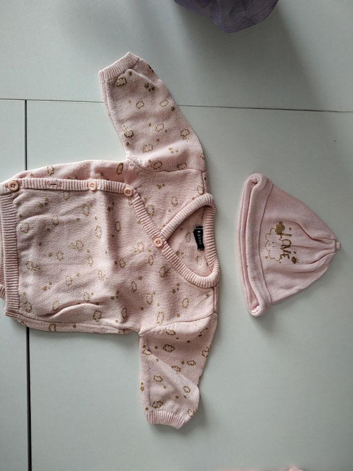 Ensemble gilet + bonnet Kiabi T.0 M - photo numéro 2