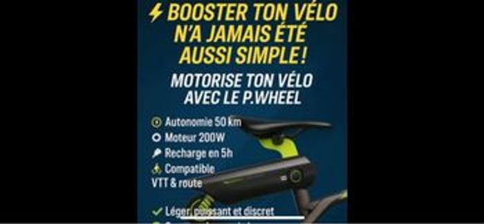 Moteur de vélo, montage rapide