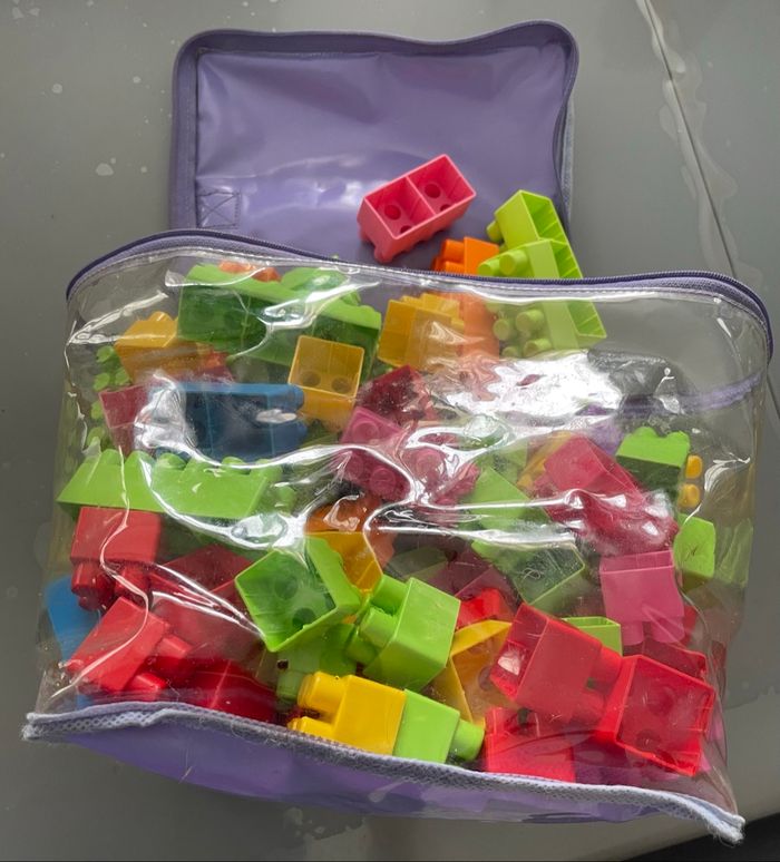 Grand Sac de Blocs de Mega Bloks colorés - photo numéro 5