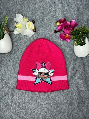 Bonnet rose vif LOL 2ans Taille 1