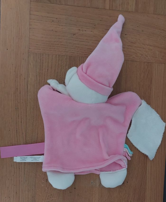 Doudou marionnette Ours bonnet rose - kaloo - photo numéro 4