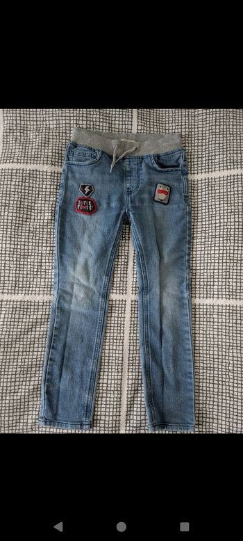 Jean taille élastique Vertbaudet