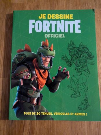 Livre Je dessine Fortnite officiel