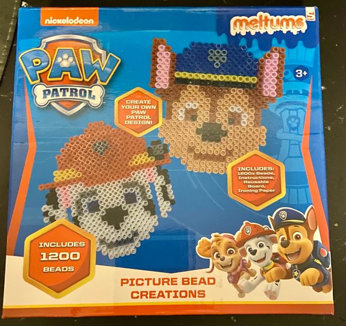 Kit perle à chauffer paw patrol neuf juste ouvert