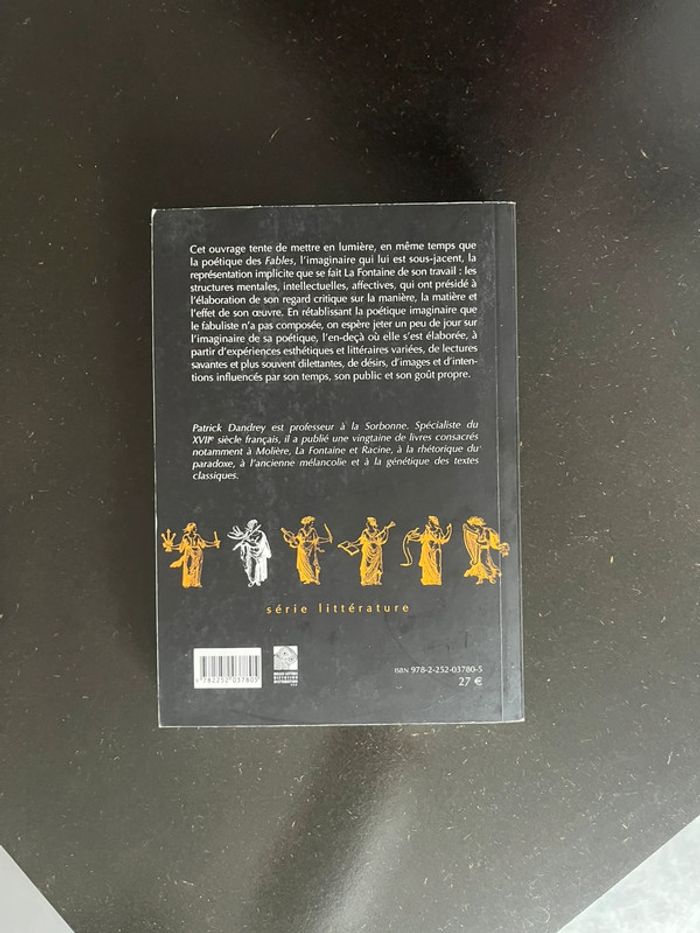 Livre La Fabrique des Fables Patrick Dandrey - photo numéro 2