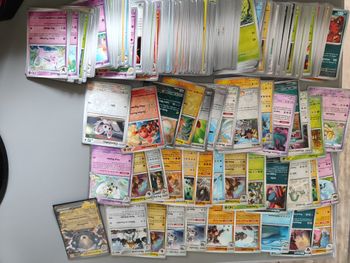 Lot de 588 cartes pokémon bloc EV FR