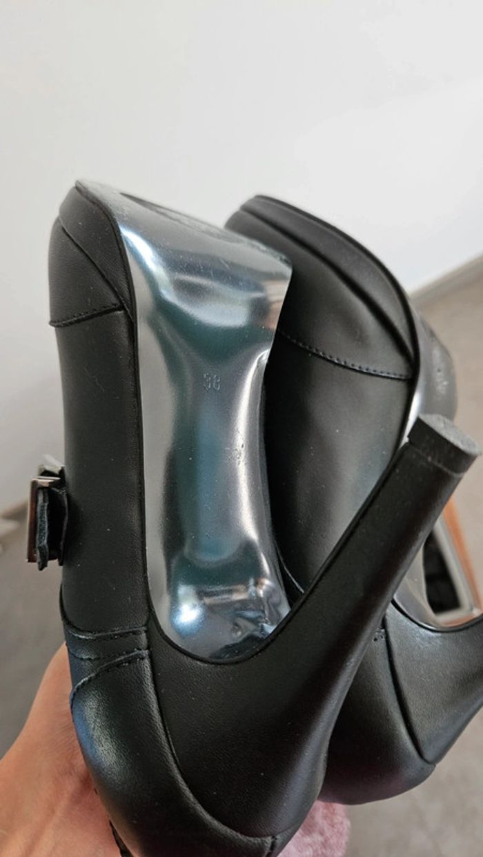 Bottines talons aiguilles 10cm noir Minelli - photo numéro 4