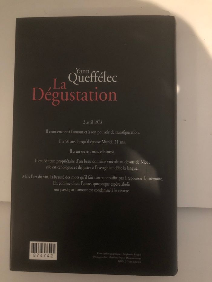 La dégustation - Yann Queffélec - photo numéro 2