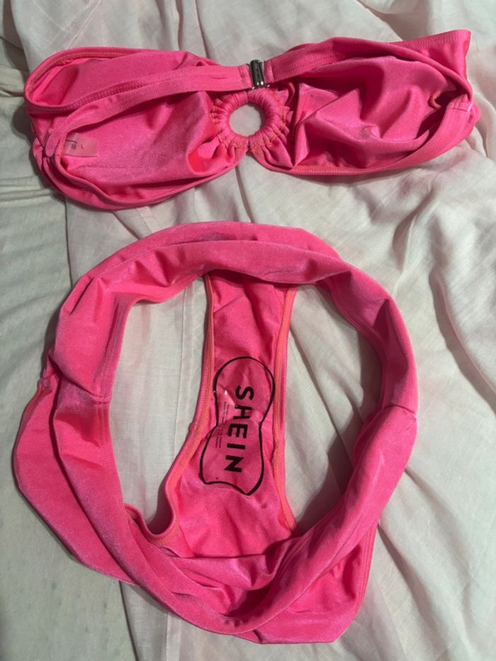 Bikini 2 pièces rose neuf - photo numéro 4