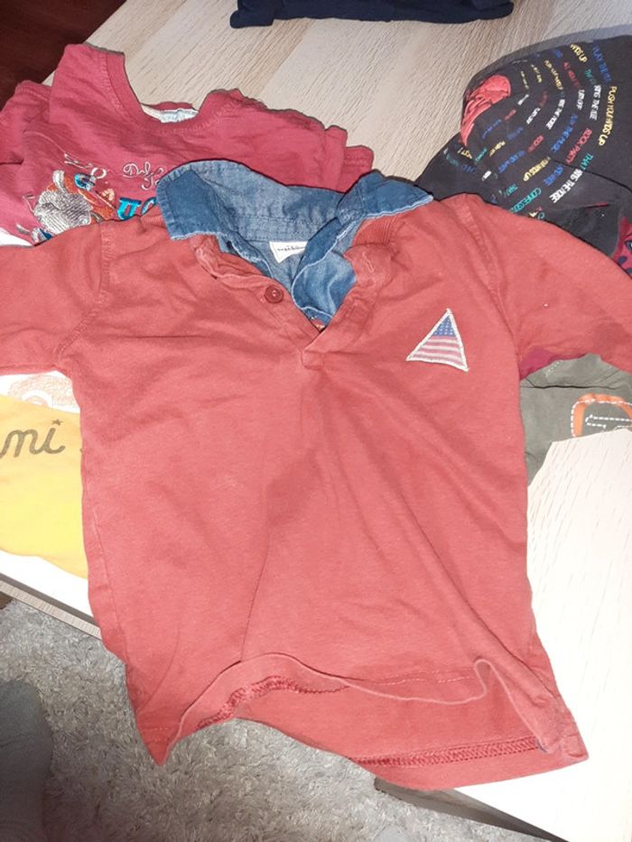 Lot de 8 t-shirts manches longues 2 ans - photo numéro 8