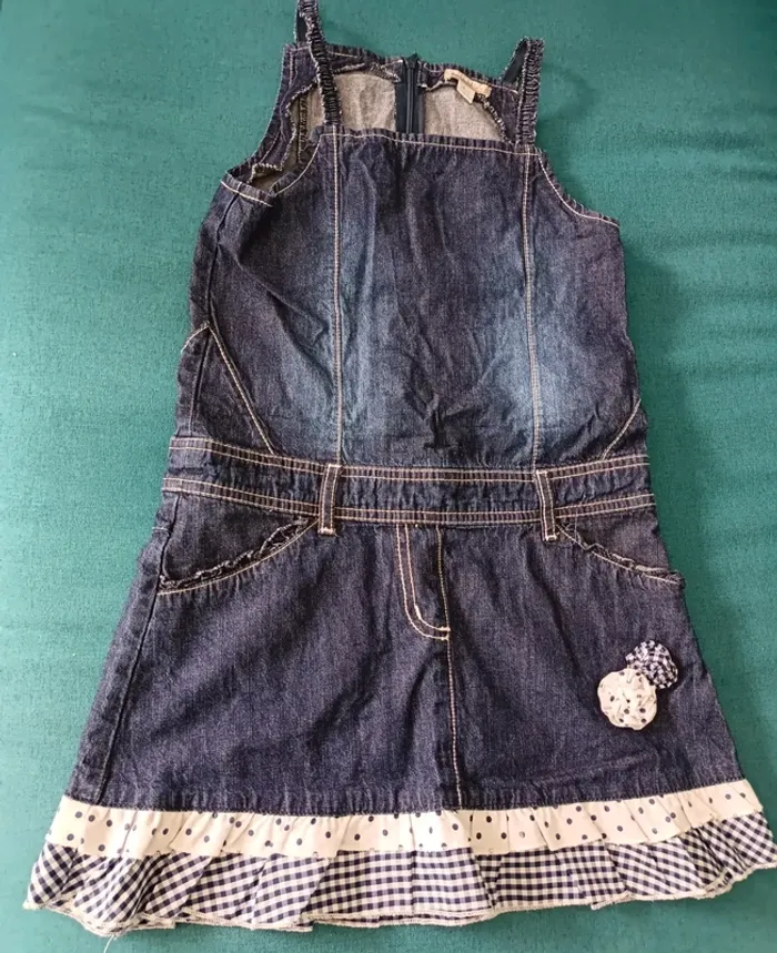 Robe à bretelles en jeans