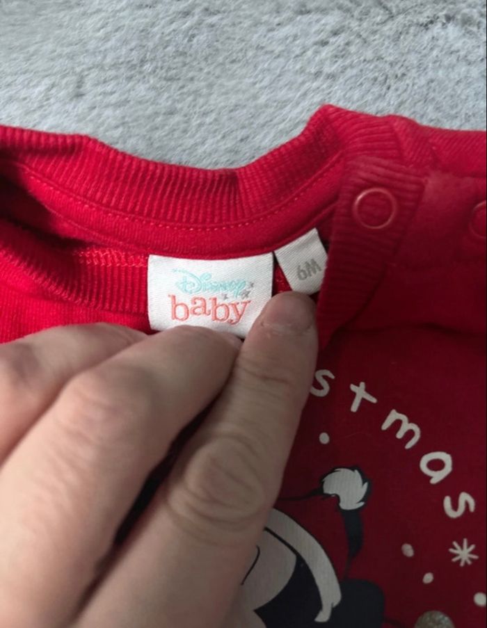 Sweat rouge Mickey Minnie - photo numéro 3