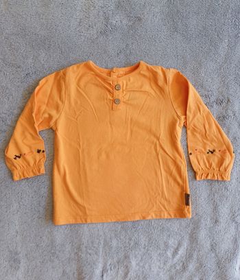 T-Shirt manches longues orange - Sergent Major