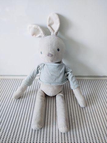 Doudou Obaïbi lapin gris