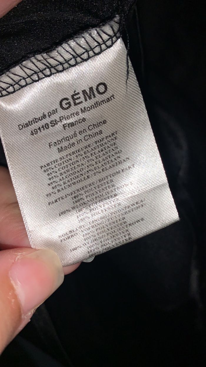 Robe noire et grise Gemo - photo numéro 8