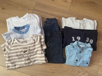 Vêtements bébé garçon 9 mois 8 pièces 