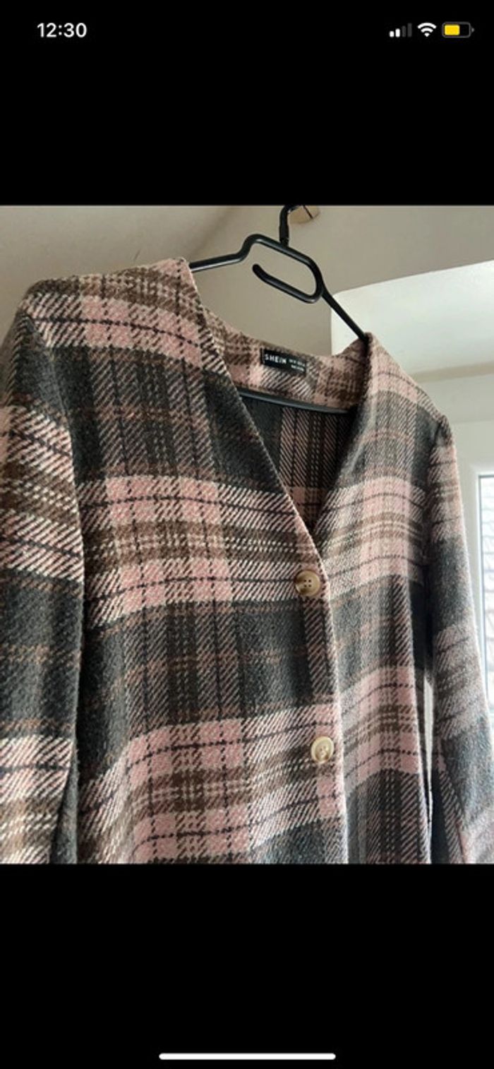 Ensemble short et chemise à carreaux - photo numéro 5